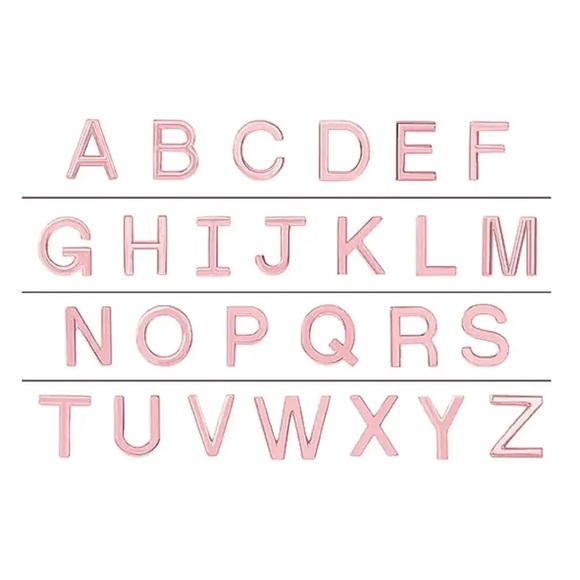 Wove Made jewelers monogram stud earrings LETTER E - Picture 4 of 6